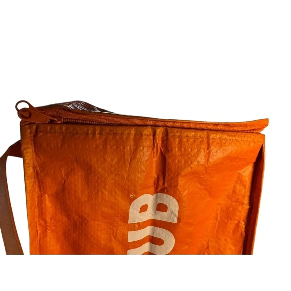 Set of 2 Insulated Delivery Bags Hot Food Pizza Tote Straps Zipper new Used